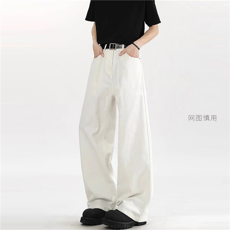 网图大加厚直筒宽松全棉水洗美拉德牛仔裤休闲裤K10231-特P35,男装牛仔裤,电商A099