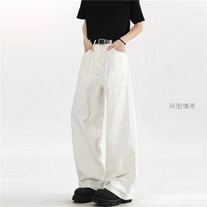 网图大加厚直筒宽松全棉水洗美拉德牛仔裤休闲裤K10231-特P35图片