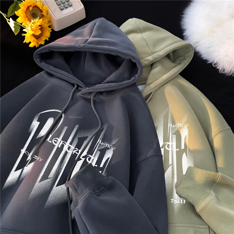现货！重磅大码M-4XL得物品质加厚连帽卫衣RH6202-特P35,男装卫衣,星座610B-1