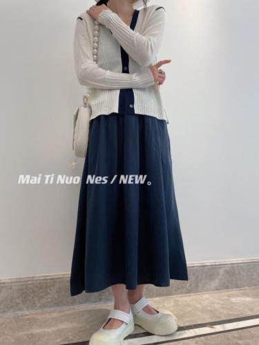 百搭显瘦半身长裙，女装，麦缇诺