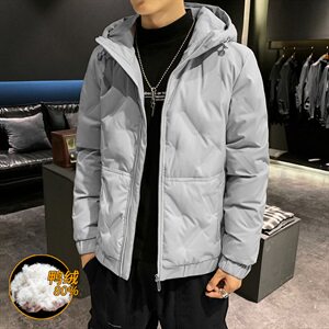 短款羽绒服2019新品冬季潮流连帽男青年外套DS575T,男装羽绒服,电商A102