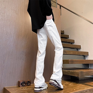 加长版裤子男高个子春秋微喇牛仔裤185cm110直筒KZ015P60加绒P70图片