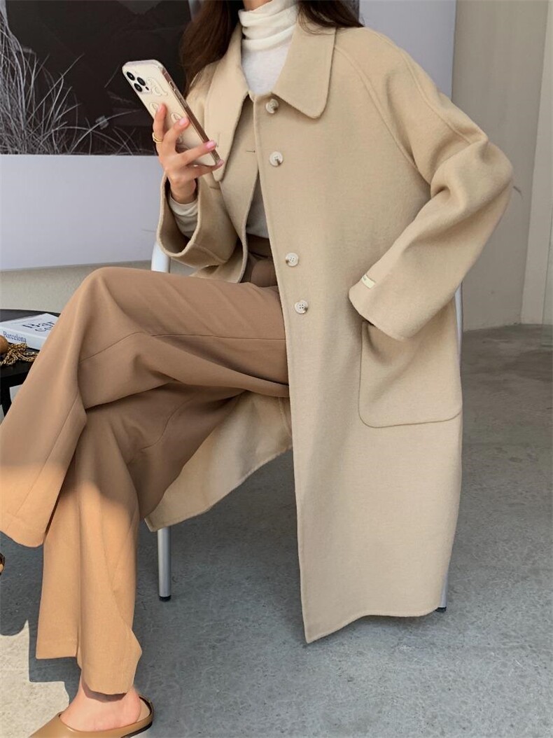 双面羊绒大衣，其它，欧洛佛