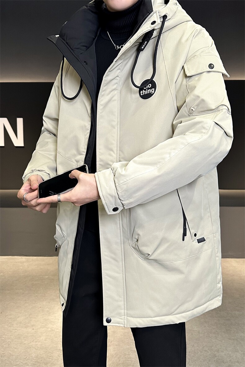 L-5XL8877-P275控券后368标50绒中长款连帽羽绒服男,男装羽绒服,电商B321-1