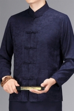 DH009-2209钱塘2020-2春季新建男士薄款套装风唐装两件套P107，男装民族服装，钱塘207-2