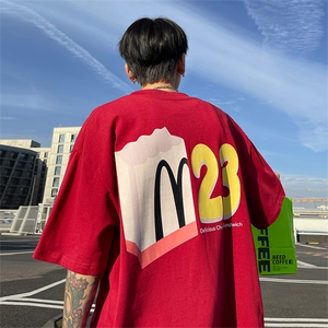 量大优 供视频 220克美式短袖t恤T2279得物直播有280克品质图片