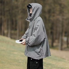 DS02-P38轻薄款透气户外防晒衣服男式夏季机能风高级感冲锋衣夹克，男装防晒衣，星座603-2