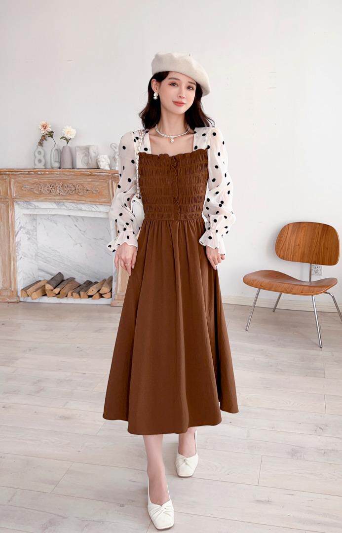 秋季时尚连衣裙，女装连衣裙，亿炫(5F)