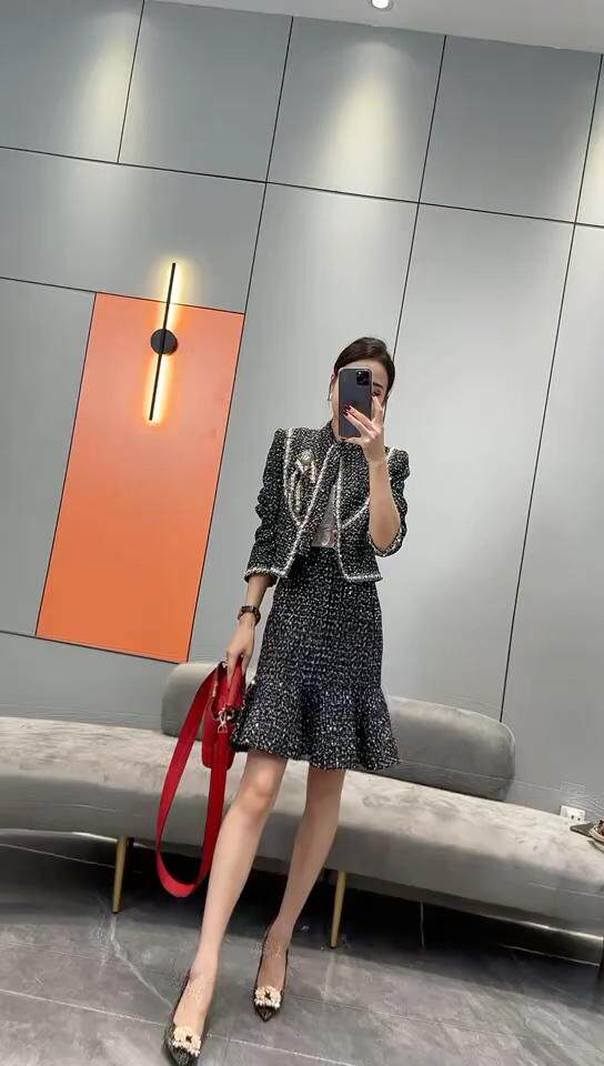 2021秋冬款小香风高定款，重工，其它，贻思茗