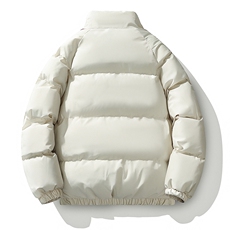 冬季港风三条杠立领棉服防风保暖加厚棉衣外套MY1128P80，男装棉衣，电商A128