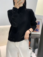 2025年秋季时尚百搭通勤简约休闲套头高领，女装针织衫/毛衣，羿纯羊绒