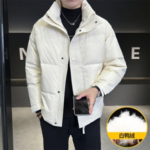 8235-P160 【标50%白鸭绒】男士冬季羽绒服2025新款加厚时外套图片