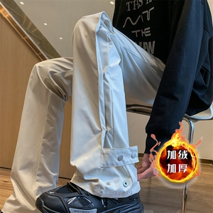 XZ616 秋冬季冲锋裤大码机能裤加绒加厚休闲裤TY511JR P65控78图片