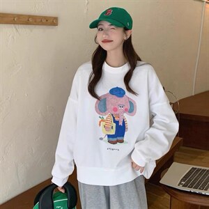 韩版小象卫衣,女装卫衣/绒衫,玩美