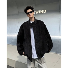 小千鸟格夹克男士韩版潮流宽松百搭帅气2026春季ins外套W6490-P81，男装夹克，星座412-2