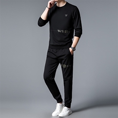 S3037-2钱塘2020-2秋季新款百搭时尚休闲中青年男士卫衣P127，男装休闲套装，钱塘207-2