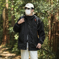 潮流宽松休闲外套百搭连帽夹克A161-8818-P78，男装夹克，电商A161