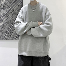 高质量！秋冬季半高领毛衣男士加绒加厚线衣男针织衫男DMY407-P45，男装针织衫/毛衣，电商B371