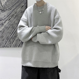 高质量！秋冬季半高领毛衣男士加绒加厚线衣男针织衫男DMY407-P45图片