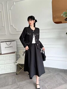 小香风套装，两色、三个尺码图片