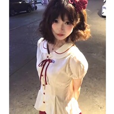 学院风显瘦套装裙女夏季2025新款娃娃领短袖衬衫+百褶短裙两件套，男装T恤，星座506A
