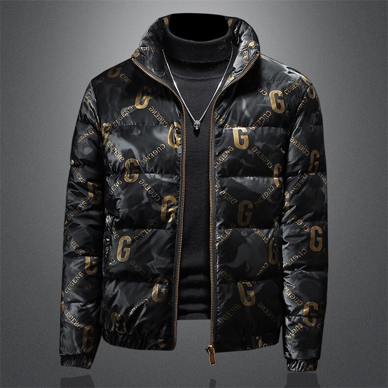 9970年高品质百分之90白鸭绒翻领羽绒服QT3019镂空图片