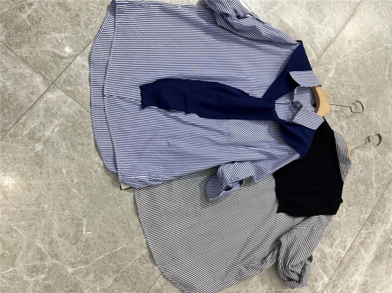 披肩条纹连衣裙，女装连衣裙，时代公主