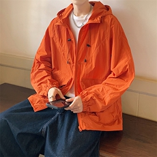 夏季连帽防晒衣潮流宽松休闲上衣A161-2350-P65，男装防晒衣，电商A161
