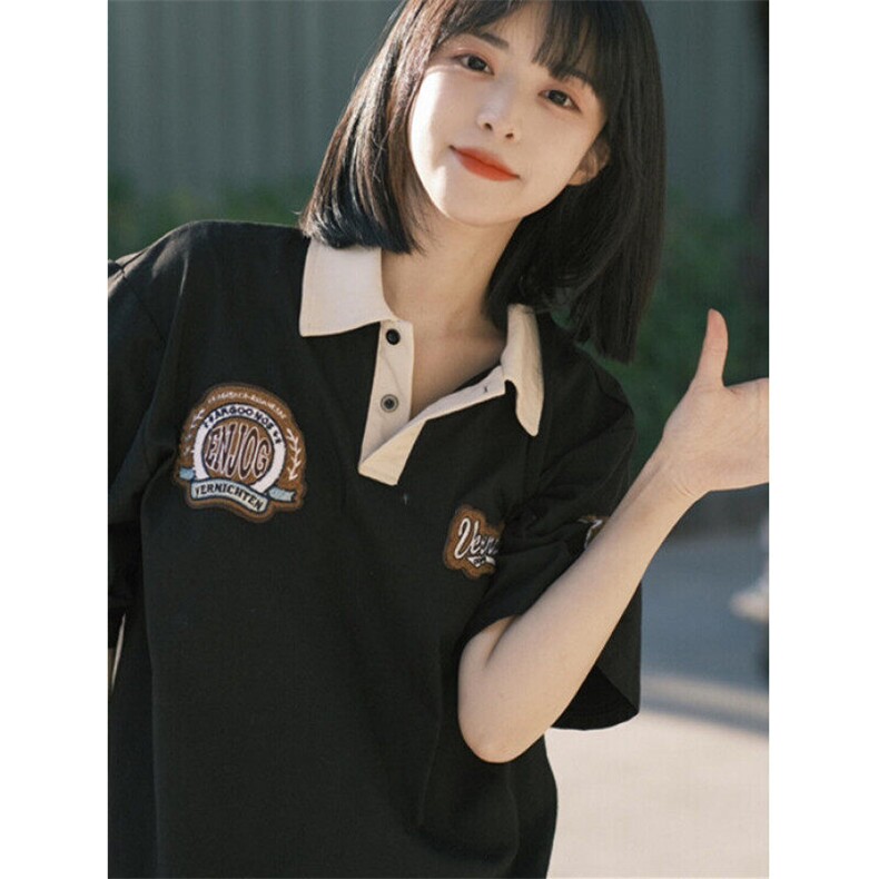polo衫短袖t恤夏季美式复古痞帅百搭重磅半袖体恤衣服TW02,男装Polo衫,星座1116A（原606A-3）