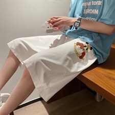 1港风休闲大码M-5XL运动5分原宿潮流五分裤男中裤DK7084P25控38，男装牛仔裤，星座226-2