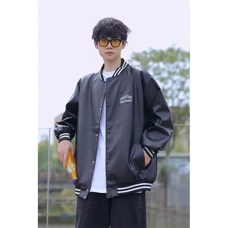 美式字母刺绣棒球服男女春秋潮牌ins情侣休闲夹克外套J631-P68,男装夹克,星座1109-3