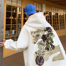 直播360克重磅美式潮牌印花卫衣Y130特P35同步供应华棉品质，男装卫衣，电商A486