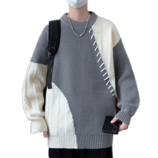 【新品】2025秋冬男士时尚休闲百搭针织毛衣潮流-M5020-P52，男装针织衫/毛衣，星座1105-1