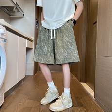 夏季新款潮流透气打孔设计宽松休闲短裤B315-K25768-特p25控48，男装牛仔裤，电商B315
