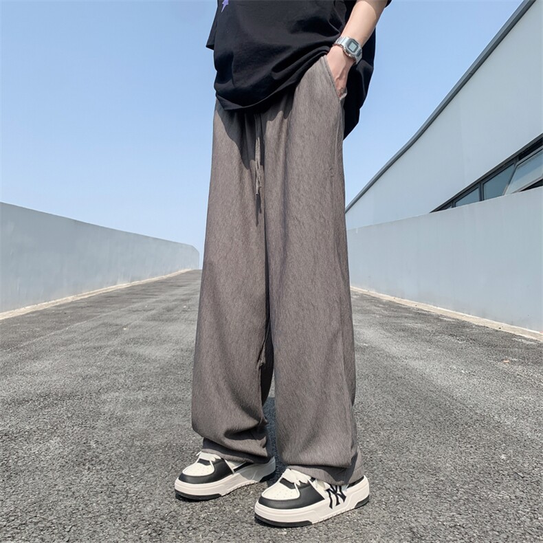 春夏季美式高街宽松直筒裤潮牌小众设计感休闲裤男款K6378-P32,男装休闲裤,星座512-3