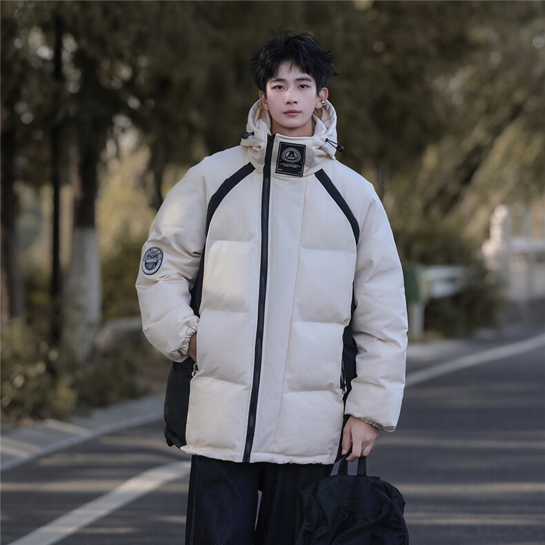 加棉加厚棉服潮港风连帽棉衣外套男女XMY239-P125控168抖音控188,男装棉衣,电商B370