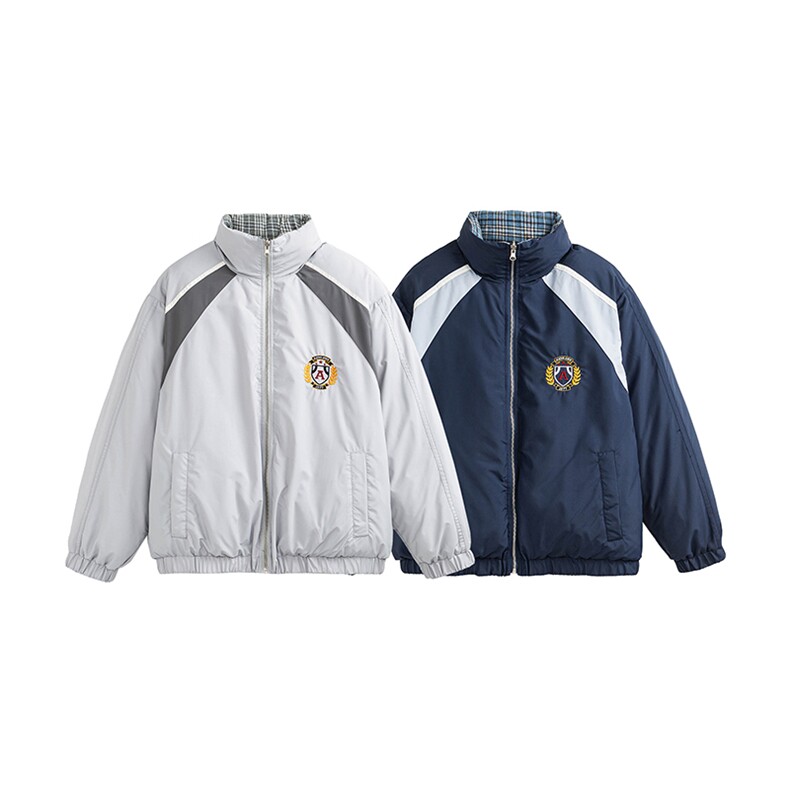 W2100-P170（双面穿格子面料：棉素布面料：聚酯纤维），男装棉衣，电商外29