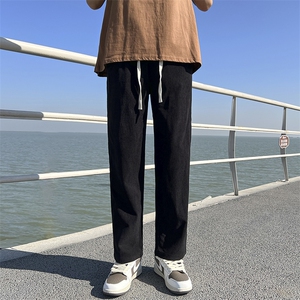 灯芯绒百搭休闲潮流宽松直筒运动裤KN69 P40图片