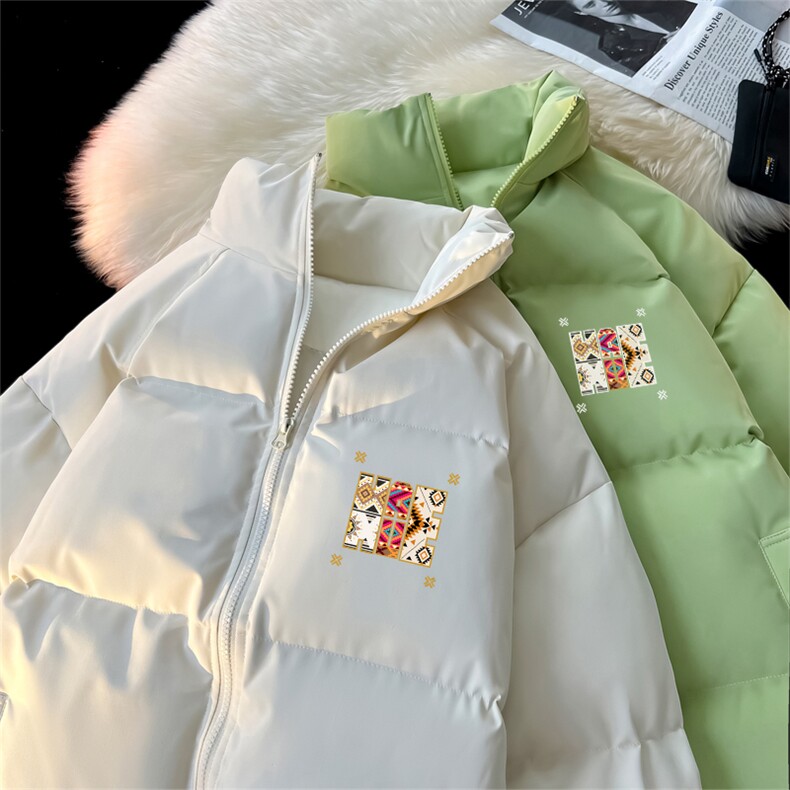 2024冬季新款港风摆拍大码印花立领棉衣M-5XHM24549-16-特P50,男装棉衣,电商A022