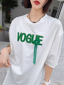 现货欧货烫钻大版T恤图片