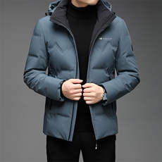 DF8233钱塘2020-2冬季厚款商务休闲简约百搭中年男士羽绒服P240，男装羽绒服，钱塘207-2