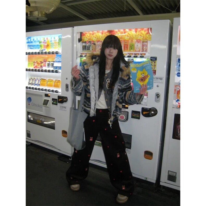 费尔岛羊羔毛棉服外套女冬季2025新款大毛领连帽加绒加厚宽松棉衣,男装棉衣,四季星座505