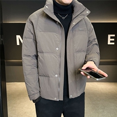 标50绒男士羽绒服冬季2025新款加厚立领外套A313-7915-P215，男装羽绒服，电商A313
