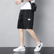 夏季新款短裤男宽松灰墙潮流百搭休闲五分裤运动短裤325-P20控48，男装牛仔裤，星座717