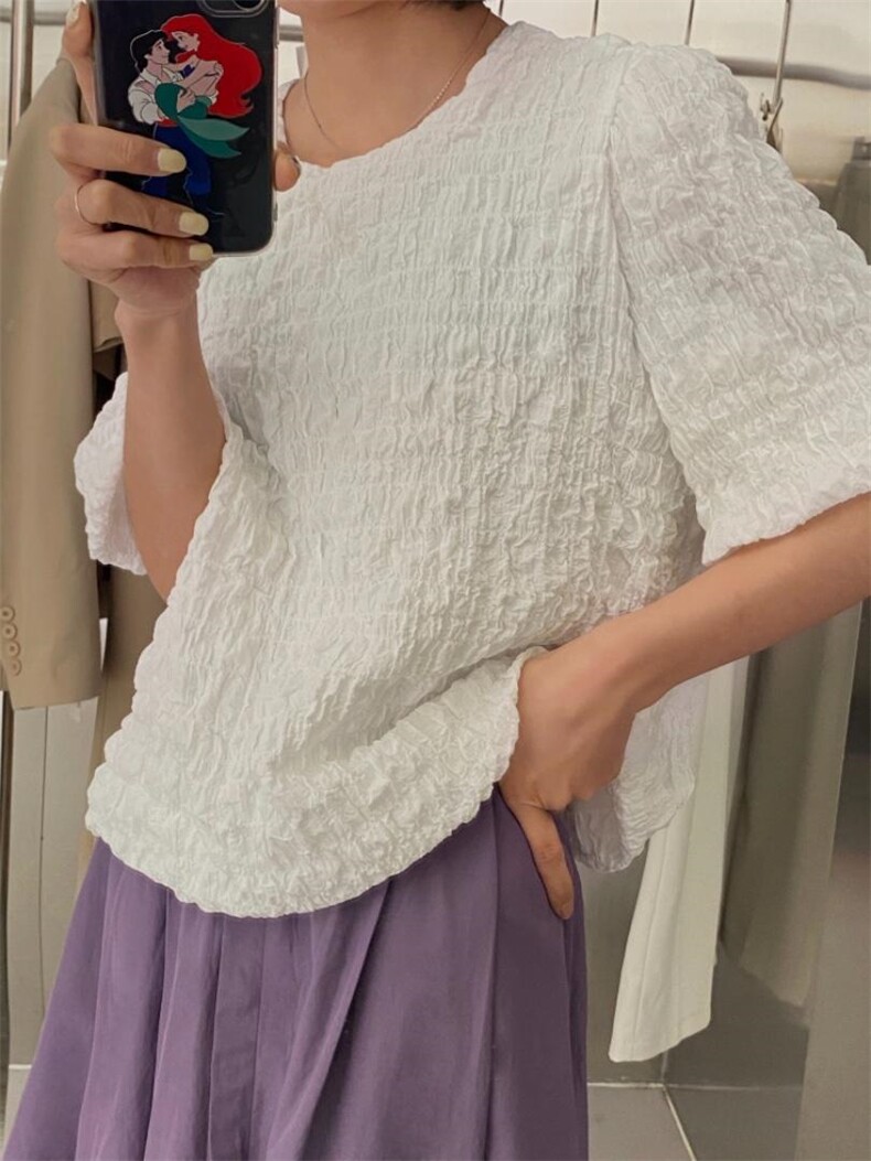 泡泡上衣，其它，POHIO葆伊