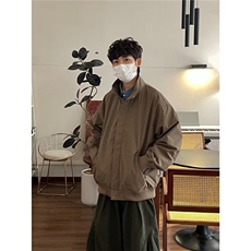 JK36-P59早春季美式潮牌夹克外套情侣男款宽松休闲百搭时尚，男装夹克，电商B323A