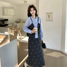 新品刺绣两件套2C117-1834P185K298，女装套装/套裙，2C117