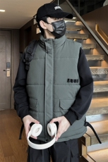 工装马甲男外套秋冬潮流宽松休闲大码保暖背心2316-P55，男装背心/马甲，星座1403A