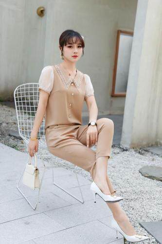 时尚连体裤(也可以上衣和裤子分开)，女装连体裤，湘怡服饰