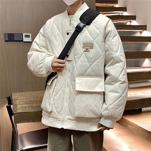 冬季2025新款港风男棉衣棉服青少年情侣装冬装男女外套S273-P118图片